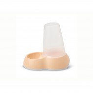 Savic Small Loop Food Dispenser - диспенсер за суха храна 0.7 л, цвят праскова, 21 х 14 х 18 см