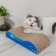 anipro Драскалка за котки синя, с десен рибка, 36х15х7 см