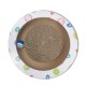 anipro Драскалка за котки, малък кръг бяла, 33х33х4.5 см