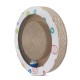 anipro Драскалка за котки, малък кръг бяла, 33х33х4.5 см