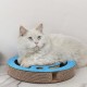 anipro Драскалка за котки, малък кръг син, 33х33х4.5 см