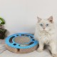 anipro Драскалка за котки, малък кръг син, 33х33х4.5 см