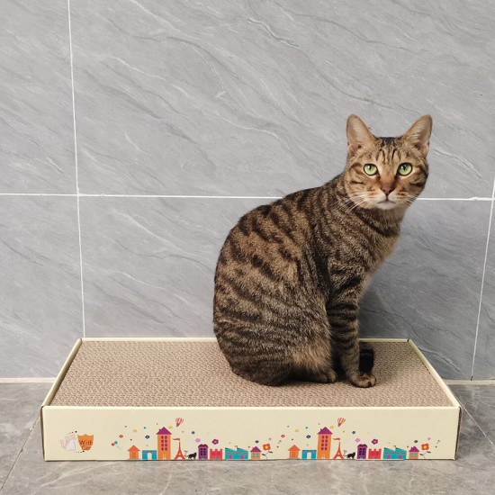 anipro Драскалка за котки, равна, кутия 3 бр, 50.5х23х7.5 см
