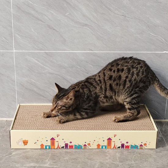 anipro Драскалка за котки, равна, кутия 3 бр, 50.5х23х7.5 см