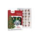 Wanpy Christmas Calendar for dogs – коледен календар с лакомства асорти с пилешко, говеждо и патешко, 100 г