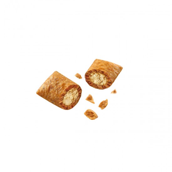 Wanpy Crunchy Pockets - лакомство за котки с пилешко, хрупкави хапки с кремообразен пълнеж, 60 г Wanpy Crunchy Pockets - лакомство за котки с пилешко, хрупкави хапки с кремообразен пълнеж, 60 г