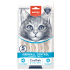 Wanpy Cat Hairball Control кремообразно лакомство за котки с риба треска и пилешко, срещу топки косми, 5х14 г