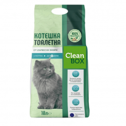 Clean Box 10L - котешка постелка от дървесни фибри /на пелети/