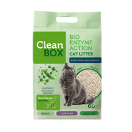 Clean Box Тофу котешка тоалетна с ензими НАТУРАЛ, 2.5кг / 6л Clean Box Тофу котешка тоалетна с ензими НАТУРАЛ, 2.5кг / 6л