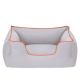 Pet Comfort Alpha водоустойчиво легло за кучета и котки, устойчивo на петна, светло сиво, М, 65х80 см