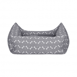 Pet Comfort Uniform легло за куче кучета и котки, сиво-бяло, S, 60х50 см