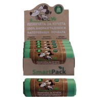 SmartPack Еко торбички за кучешки отпадъци 200х300 мм, 60 бр./руло