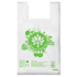 SmartPack Еко торбичка тип Потник, 410x500 мм, 1000 бр бели