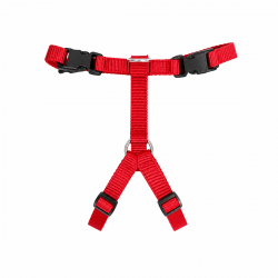 anipro нагръдник тройно регулируем червен, 10mm x 22-40cm anipro нагръдник тройно регулируем червен, 10mm x 22-40cm