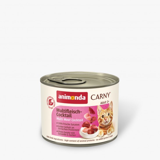 animonda Carny Adult - консервирана храна за котки, мултикоктейл меса, 200 г / 6 бр. СТЕК