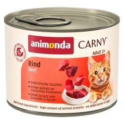 animonda Carny Adult - консервирана храна за котки, с говеждо месо, 200 г / 6 бр.  СТЕК