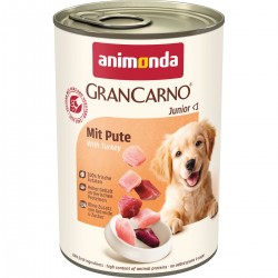 animonda GranCarno Junior - консервирана храна за кучета, с пуешко месо, 400 г