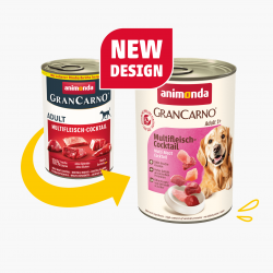 animonda GranCarno Adult - консервирана храна за кучета, мултикоктейл меса, 400 г