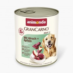 animonda GranCarno Adult - консервирана храна за кучета, еленско месо и ябълки, 800 г