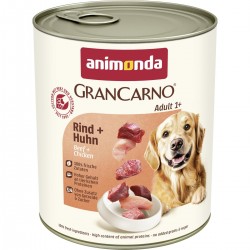 animonda GranCarno Adult - консервирана храна за кучета, говеждо и пилешко, 800 г