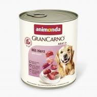 animonda GranCarno Adult - консервирана храна за кучета със сърчица, 800 г