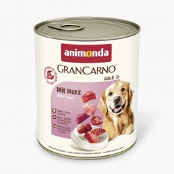 animonda GranCarno Adult - консервирана храна за кучета със сърчица, 800 г