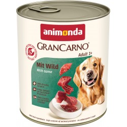 animonda GranCarno Adult - консервирана храна за кучета с дивечово месо, 800 г