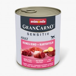GranCarno® Sensetive 53% телешко, 10% картофи, 800 г GranCarno® Sensetive 53% телешко, 10% картофи, 800 г
