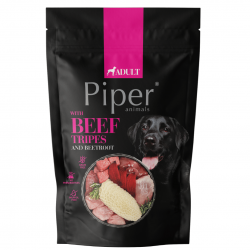 Piper Adult Dog пауч за кучета с говеждо шкембе и цвекло, 500 г Piper Adult Dog пауч за кучета с говеждо шкембе и цвекло, 500 г