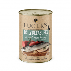 Luger`s Dog храна за кучета с риба треска, 400 г, 6 бр./стек