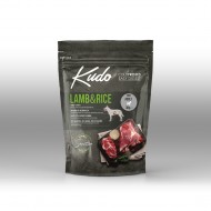 Kudo Low Grain Lamb / Rice Mini Adult 3 Kg - за мини породи над 1 год (зелен)