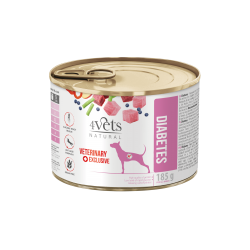 4Vets Dog Natural Diabetes храна подходяща за диабет, 185 г