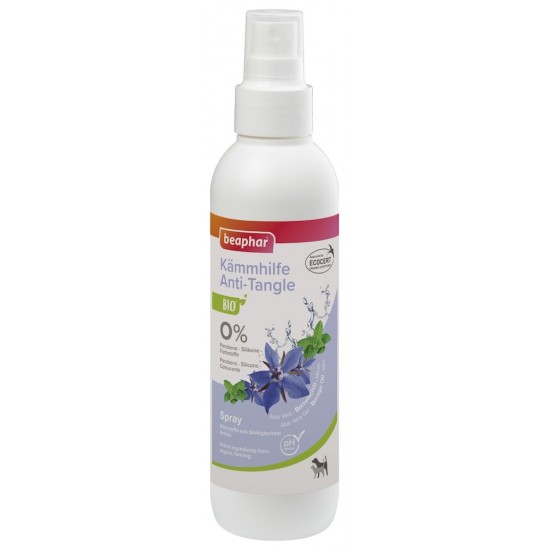 BIO Anty-Tangle Spray 200 мл - спрей против заплитане на козината за кучета и котки с био масло от пореч, мента, алое вера BIO Anty-Tangle Spray 200 мл - спрей против заплитане на козината за кучета и котки с био масло от пореч, мента, алое вера