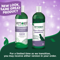 Vet’s Best Hypo-Allergenic Shampoo - хипоалергенен шампоан за кучета, за чувствителна кожа, 500 мл