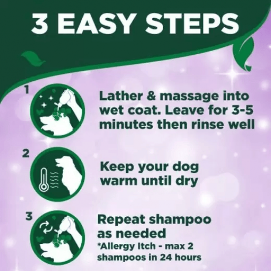Vet’s Best Hypo-Allergenic Shampoo - хипоалергенен шампоан за кучета, за чувствителна кожа, 500 мл Vet’s Best Hypo-Allergenic Shampoo - хипоалергенен шампоан за кучета, за чувствителна кожа, 500 мл