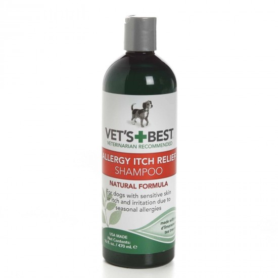 Vet's Best Allergy Itch Relief Shampoo 470мл - антиалергичен шампоан раздразнена кожа