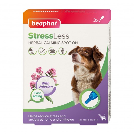 Beaphar Calming Spot On успокояващи пипети за куче, 3 бр