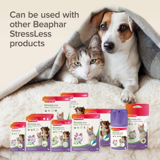 Beaphar StressLess Herbal Calming Spot-On успокояващи пипети за котки, 3 бр