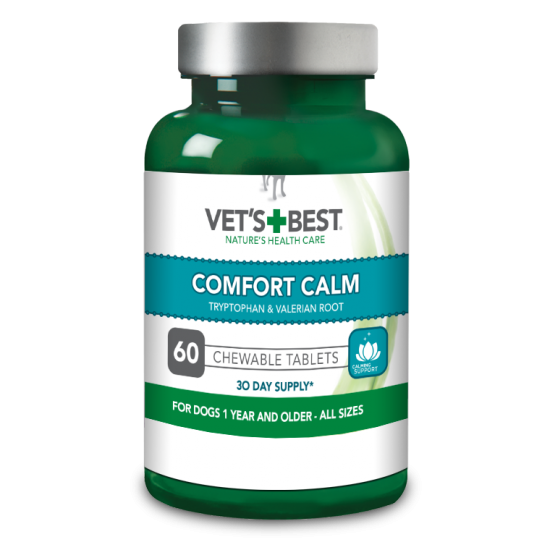 Vet's Best Comfort Calm 60 бр успокояващи таблетки за кучета Vet's Best Comfort Calm 60 бр успокояващи таблетки за кучета