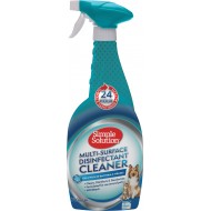 Simple Solution Multi-Surface Disinfectant безопасен дезинфектант след кучета и котки 750 мл Simple Solution Multi-Surface Disinfectant безопасен дезинфектант след кучета и котки 750 мл