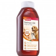 Beaphar Salmon Oil Omega3&6 - масло от сьомга за кучета и котки, 430 мл