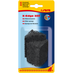 sera filter sponge, black for X-Edge 300 – резервна гъба за филтър за ъгъл - 2 бр.