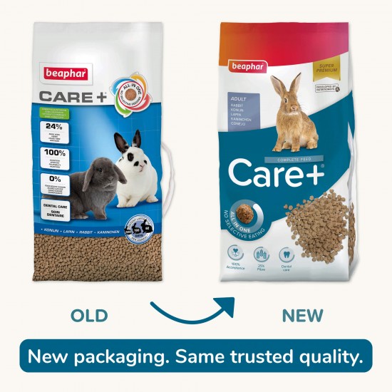 Beaphar CARE+ Rabbit - суперпремиум храна за зайци, 10 кг