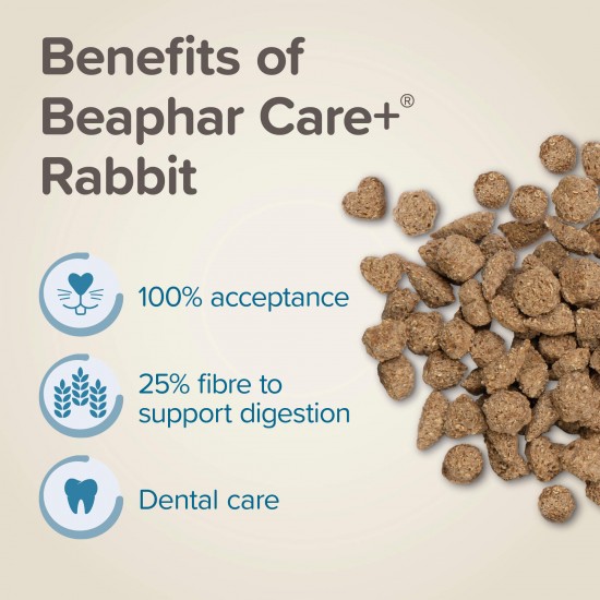 Beaphar CARE+ Rabbit - суперпремиум храна за зайци, 1.5 кг.