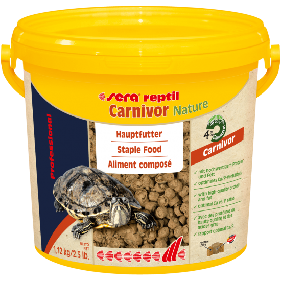 sera Reptil Professional Carnivor за месоядни, 3 800 мл