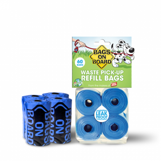 Bags on Board резервни торбички - 4 ролки х 15 броя /сини/ на блистер