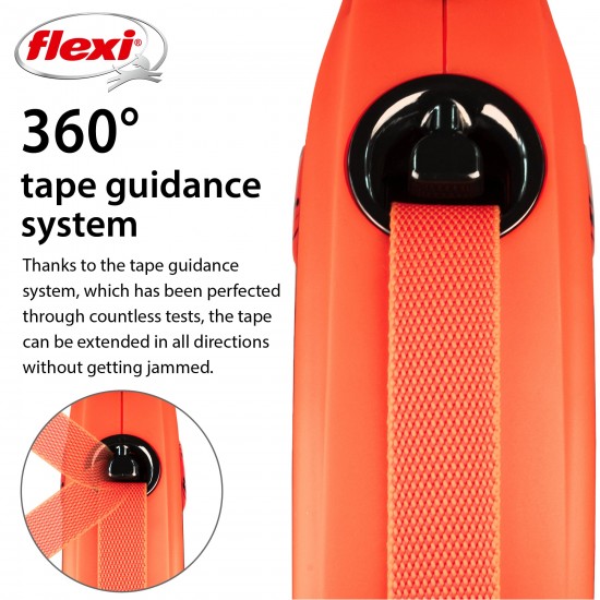 flexi Xtreme L - 5м лента, до 65кг - цвят оранж