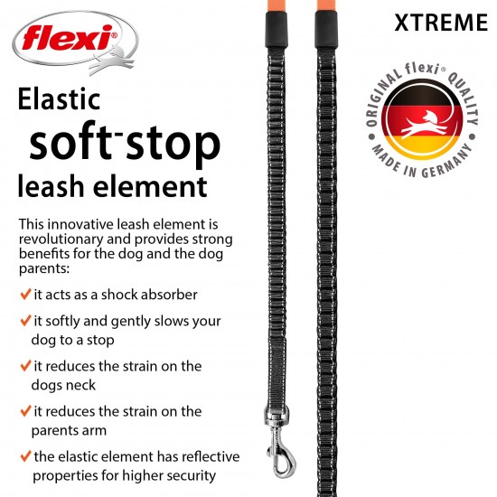 flexi Xtreme L - 5м лента, до 65кг - цвят оранж