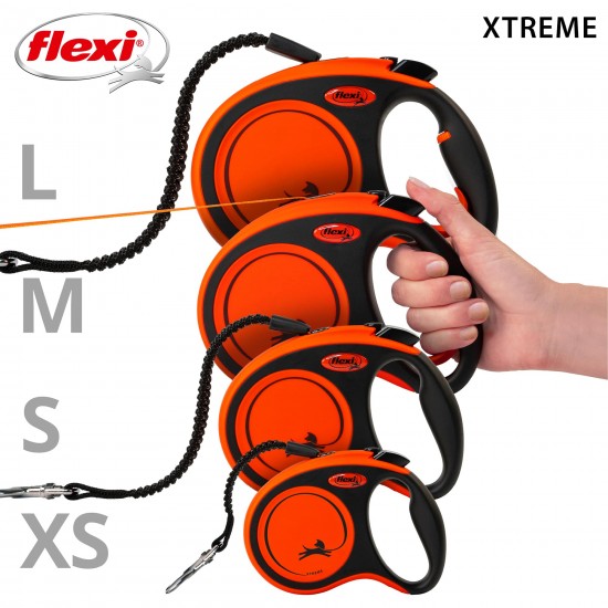 flexi Xtreme L - 5м лента, до 65кг - цвят оранж