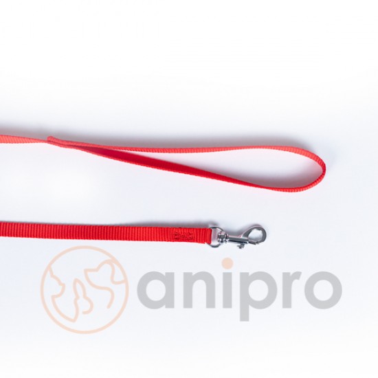 anipro Sport+ повод от лента 1.0/120см червен